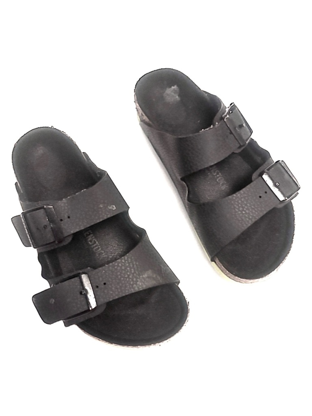 Birkenstock Kids Black Double Buckle Sandals